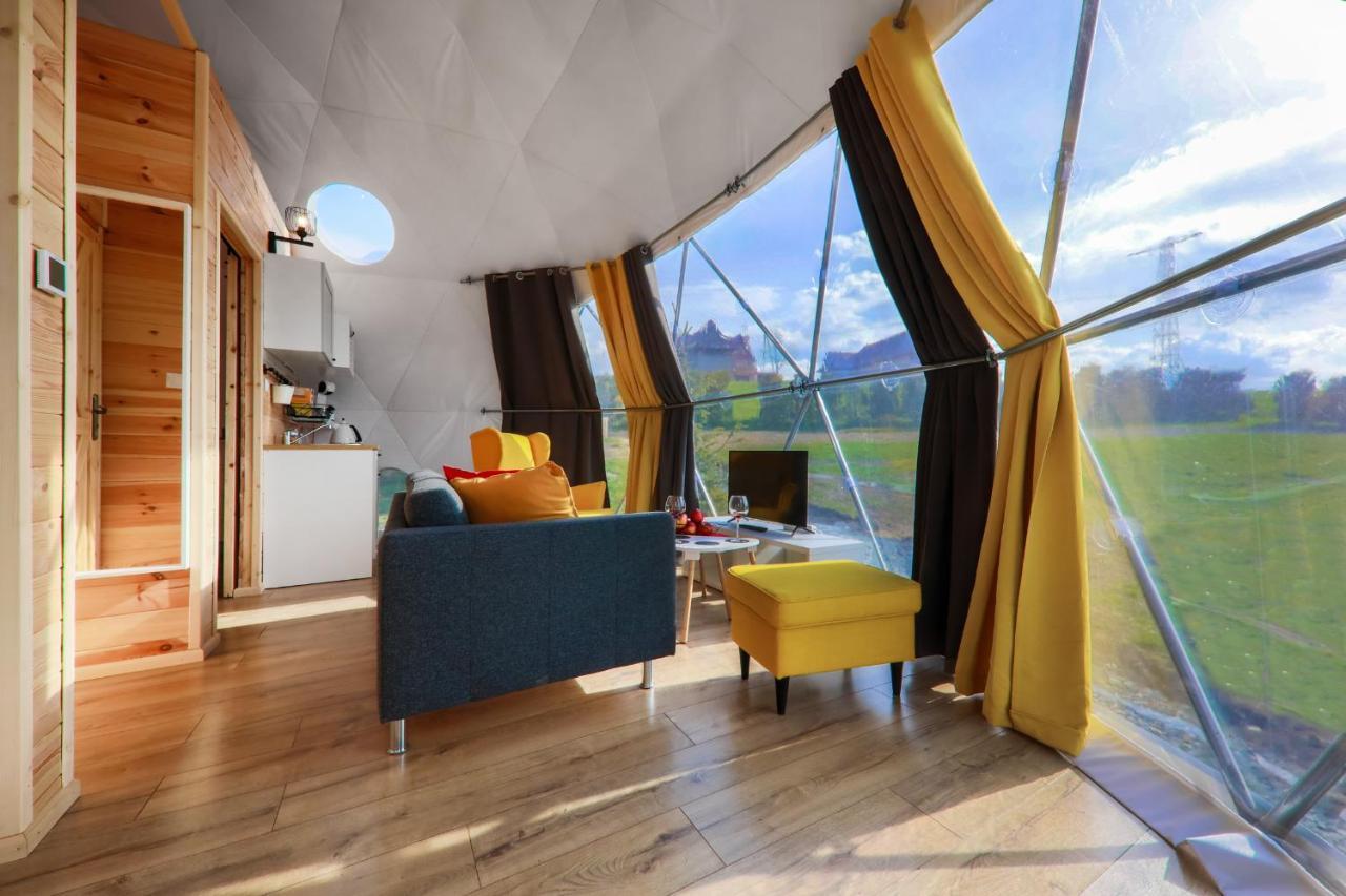 Bed and Breakfast Glamping Gliczarow Klapnioki Leśnica Exterior foto