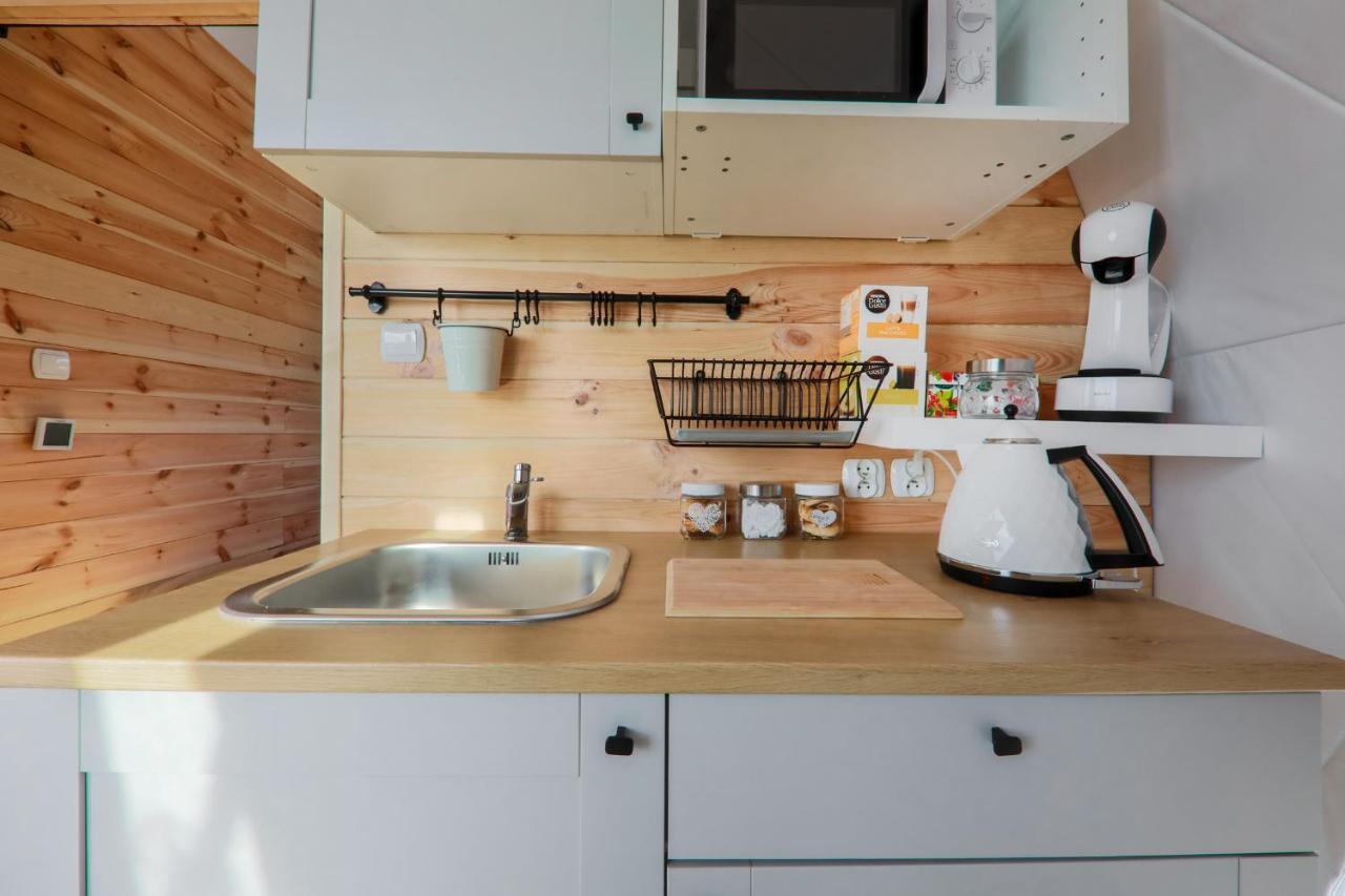 Bed and Breakfast Glamping Gliczarow Klapnioki Leśnica Exterior foto