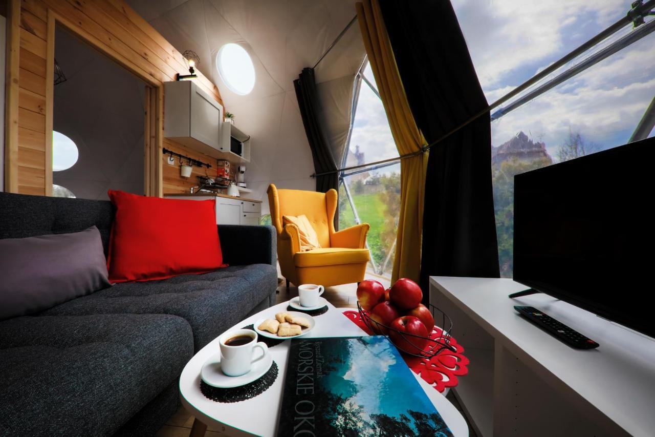 Bed and Breakfast Glamping Gliczarow Klapnioki Leśnica Exterior foto