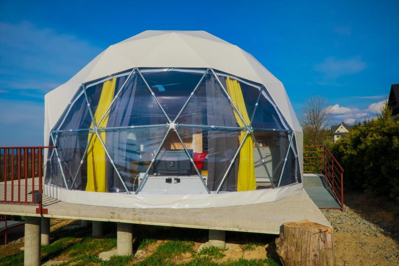 Bed and Breakfast Glamping Gliczarow Klapnioki Leśnica Exterior foto