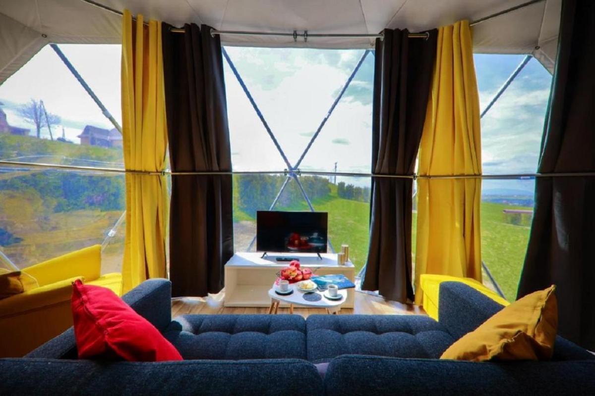 Bed and Breakfast Glamping Gliczarow Klapnioki Leśnica Exterior foto